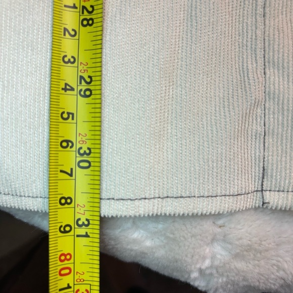 New SHEIN Shirt Two-Tone Leopard Button Down Cream Gray Ribbed Long Sleeve - Picture 13 of 14